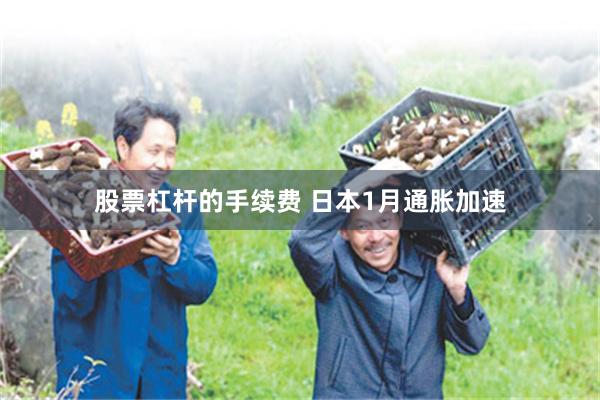 股票杠杆的手续费 日本1月通胀加速