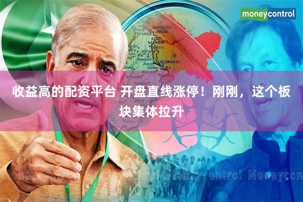 收益高的配资平台 开盘直线涨停！刚刚，这个板块集体拉升