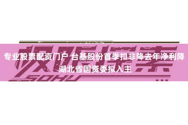专业股票配资门户 台基股份首季扣非降去年净利降 湖北省国资委拟入主