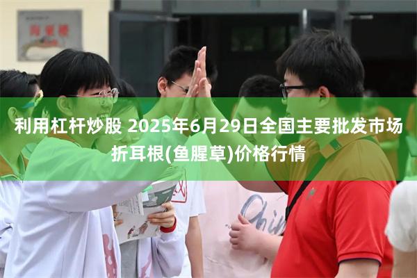 利用杠杆炒股 2025年6月29日全国主要批发市场折耳根(鱼腥草)价格行情